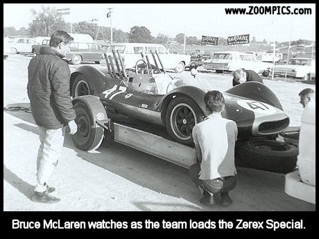 Bruce McLaren and the Zerex Special