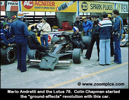 Mario Andretti and the Lotus 78