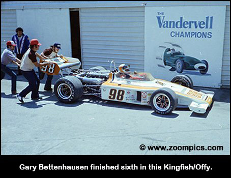 Gary Bettenhausen finished six in this Kingfish/Offy.